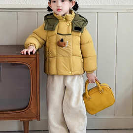 巴拉巴拉男女童冬季羽绒棉服2025儿童加绒南瓜婴儿外套宝宝秋冬装