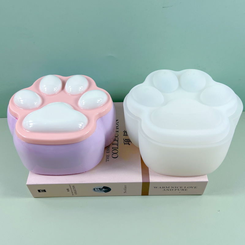 ファットヤヤ diy 特大猫の爪収納ボックス接着剤型ジュエリー収納ボックスシリコーン型クロスボーダーアマゾン|undefined