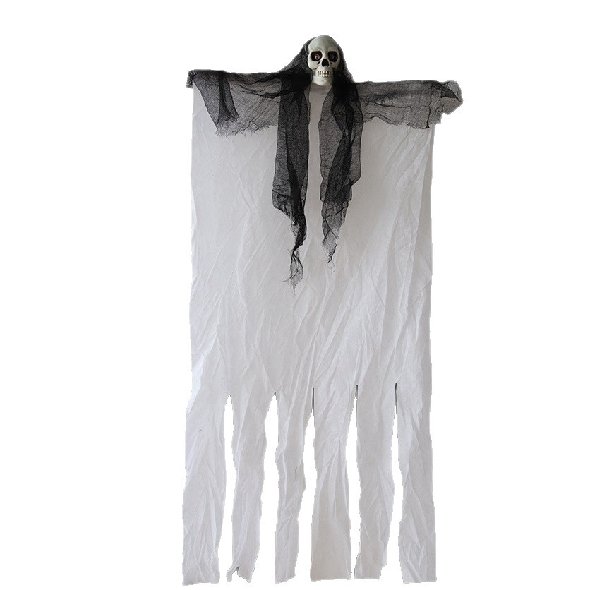 Halloween colgando fantasmas amazonas casas embrujadas accesorios de decoración cráneo de plástico fantasmas horrores embrujantes colgantes