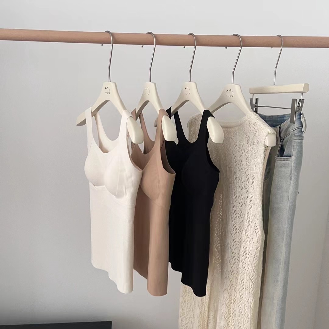 Otoño e invierno piel cálida cepillado suave pull-up chaleco largo Copa fija ropa interior ropa exterior de Otoño de las mujeres que toca fondo ropa de abrigo Honda