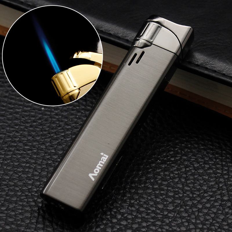 AM213創意金屬直衝打火機個性防風充氣點煙器煙具廠家批發