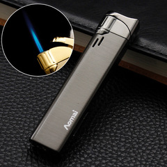 AM213創意金屬直衝打火機個性防風充氣點煙器煙具廠家批發