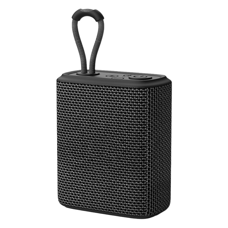 2024 nuevo altavoz inalámbrico Bluetooth tela portátil con impermeable pequeño audio estéreo bajo pequeña tarjeta de pistola de acero