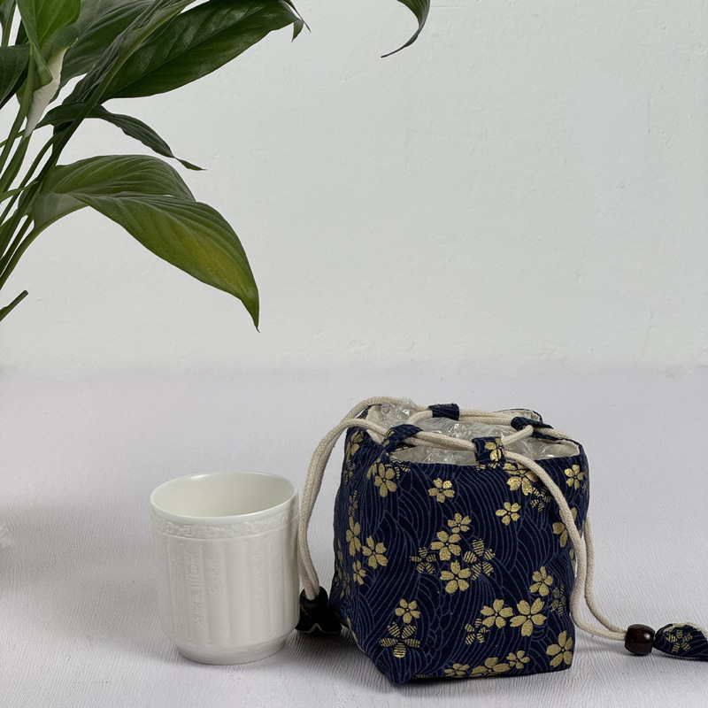 結婚式の部屋の結婚式のキャンディーハンドバッグ装飾屋外ティーセット収納袋文化玩具ジュエリーバンドルポケットティーカップ生地バッグ|undefined