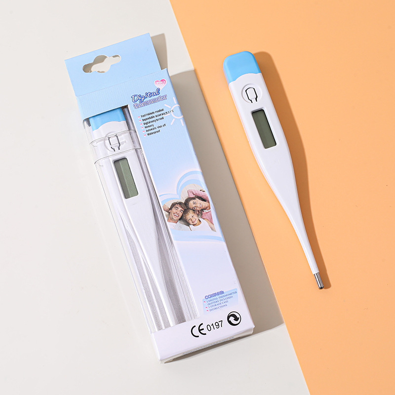 Bebé termómetro digital duro cabeza humana axila adulto termómetro Fahrenheit grados Celsius termómetro electrónico