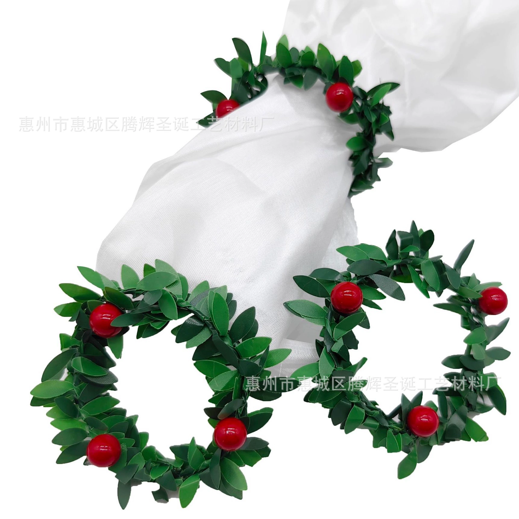 Small pendant handmade flower-shaped PVC, 6cm