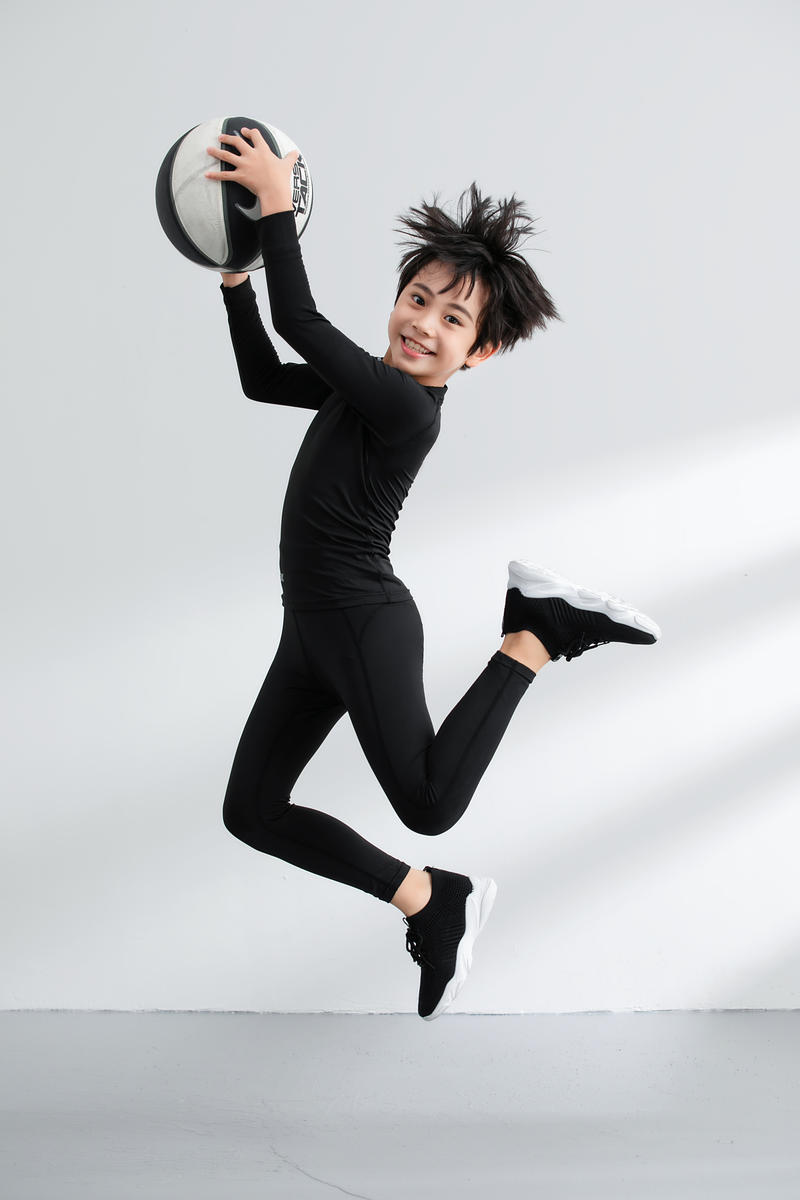 Niños y adultos trajes de entrenamiento, ropa de entrenamiento, ropa de entrenamiento de manga larga, ropa de acondicionamiento físico, ropa de secado rápido, compra al por mayor, impresión MJ857