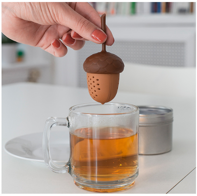 Yunfeng New Tea Strainer Acorn Mini Tea Strainer Silicone Tea Dripper Pinecone Tea Infuser Silicone Tea Infuser 