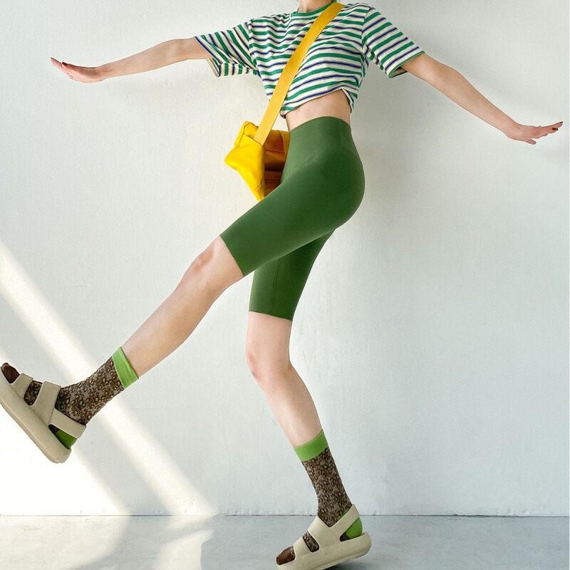 Summer New Leica Breathable Yoga Pants Lulu Riding Pants Running Sports Pants Women