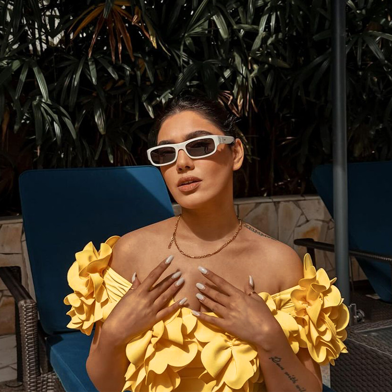 GraceChic 3D Floral Strapless High-End Solid Color One-Piece Swimsuit Set For Women 2024 European And American New Swimwear_voghion.com