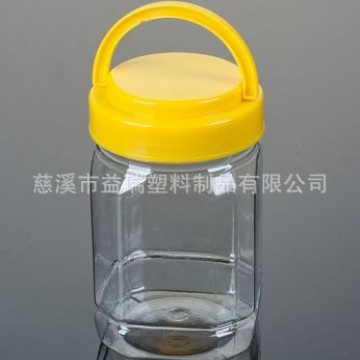 500g方形手提蜂蜜瓶 pet塑料瓶 干果瓶(A28)