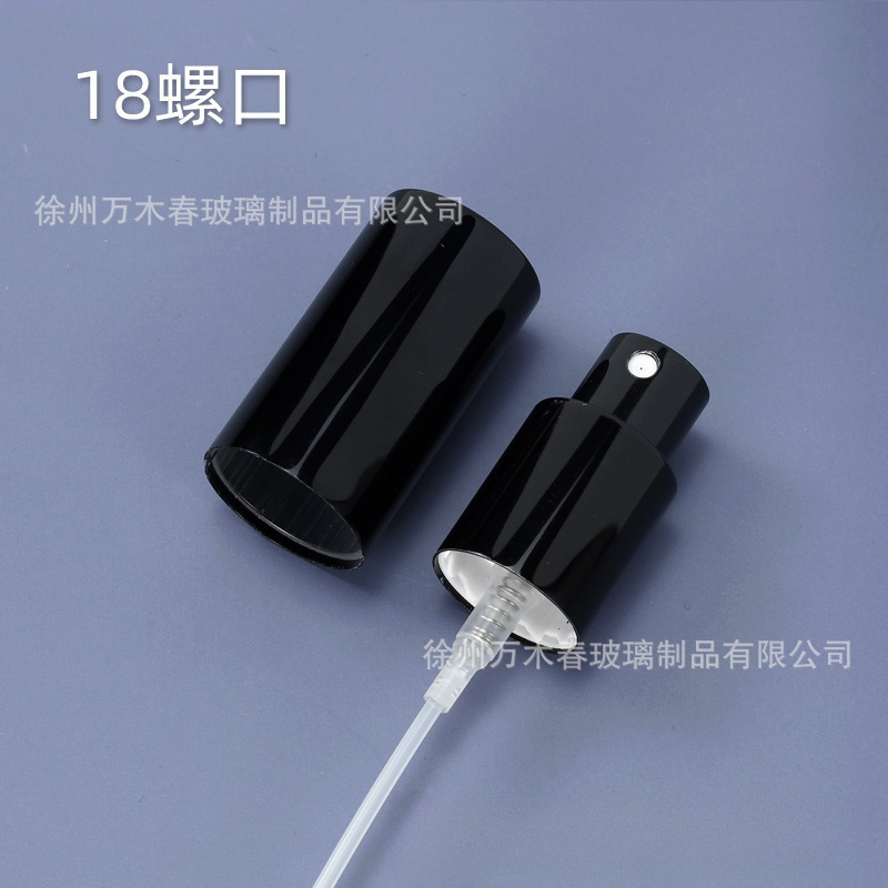 厂供13口15口卡口香水瓶细喷雾金银黑色机器封口螺口喷头化妆品|undefined