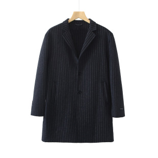 Large Size Double-Sided Men's Extra-Large Long Suit Collar Coat
