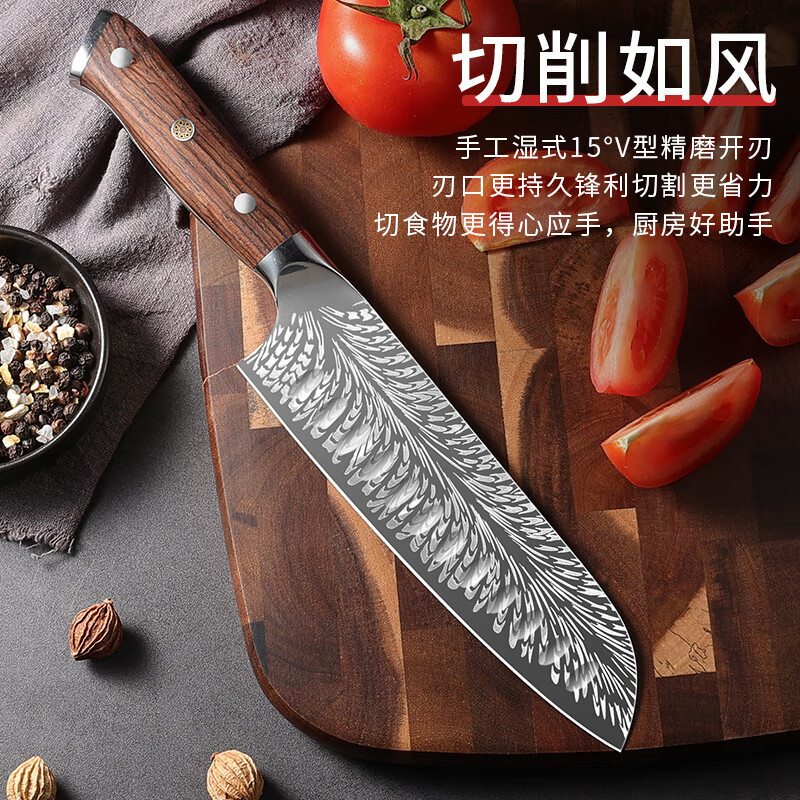 Tattoo chef cuchillo Sande no corte de carne láser pescado cuchillo de cocina cuchillo de comida cuchillo pegajoso cuchillo multifuncional sushi