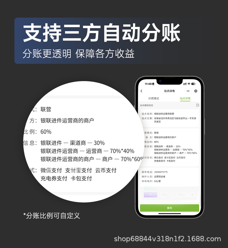 Laichong Commercial Dual-Gun 7Kw New Energy Electric Vehicle Charging Station for Factories and Hotels, 7Kw Charging with Qr Code and Card Swiping