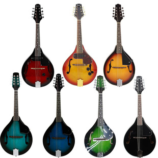 Customized Acoustic Mandolin 8-String Electro-Acoustic Mandolin Eight-String Mandolin Western Musical Instrument Electro-Acoustic Guitar Oem