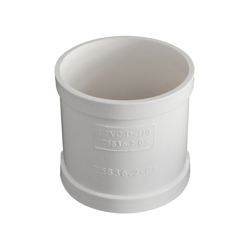 PVC paso-libre directo estándar nacional espesado drenaje accesorios conector rápido reparación de fugas-a través sin anillo de engranaje