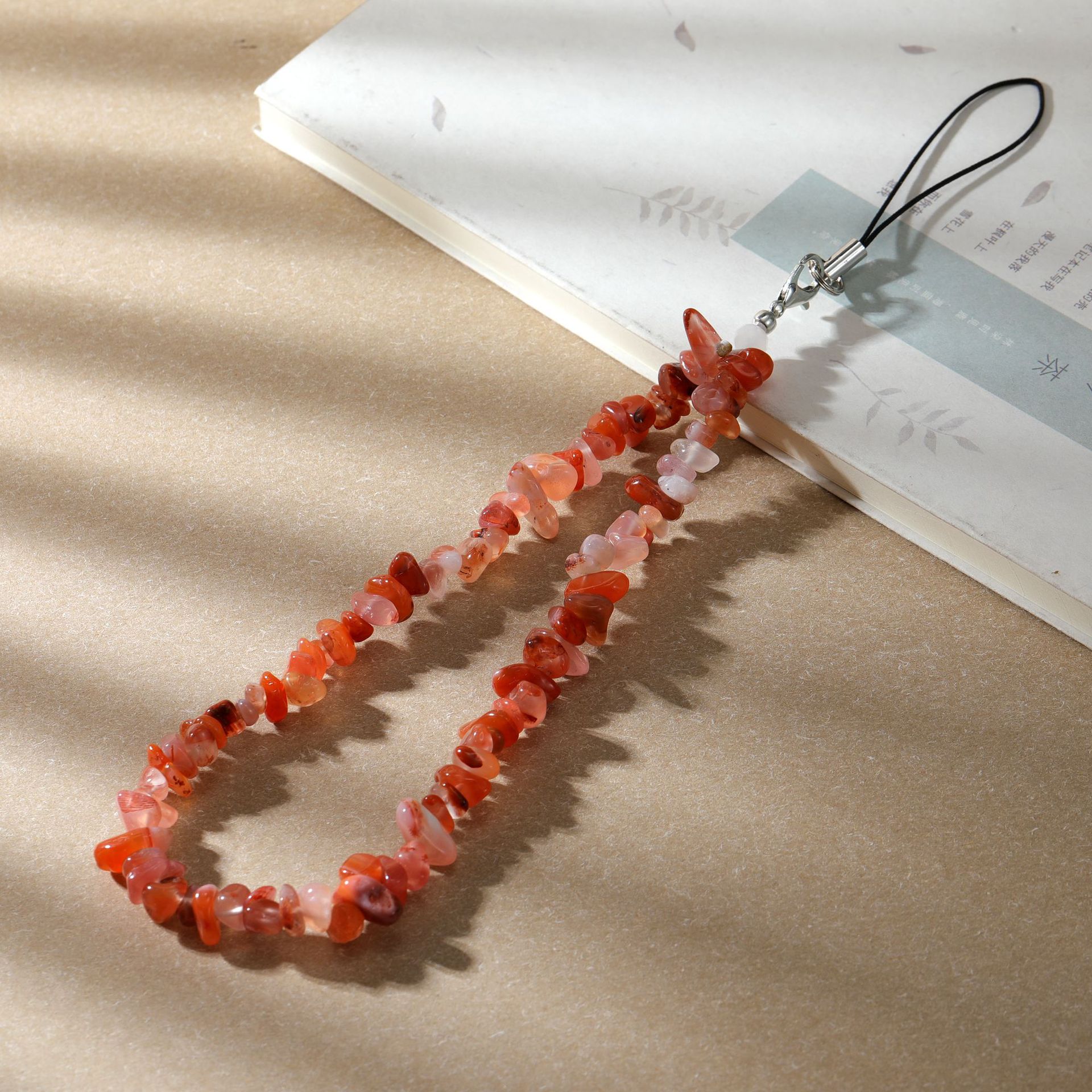 1 Pièce Vêtement De Rue Irrégulier La Pierre Naturelle Chaîne De Téléphonie Mobile display picture 7