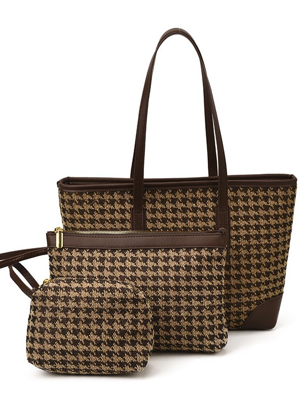 Bolsa para mujeres 2025 nuevo nicho coreano leopardo mochila de hombro de alta capacidad de tres piezas paquete especial