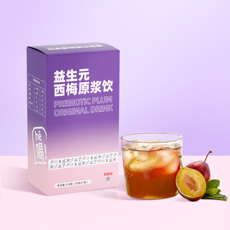 Yingkang Pharmaceutical's Prune Original Juice Concentrate - A Health Supplement Beverage Made from Prunes, Fruits, and Vegetables, Rich in Fiber, Directly Supplied
