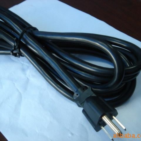 美式三芯电原线 库存线 美式大插头