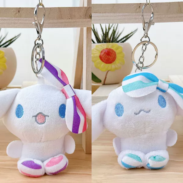 Random color super soft cinnamon dog + silver buckle
