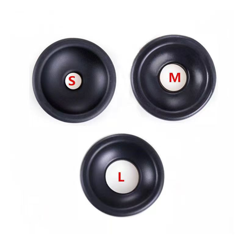 Silicone Sleeve for Aircraft Cup Masturbator, Black Small Replacement Insert — detail image 3