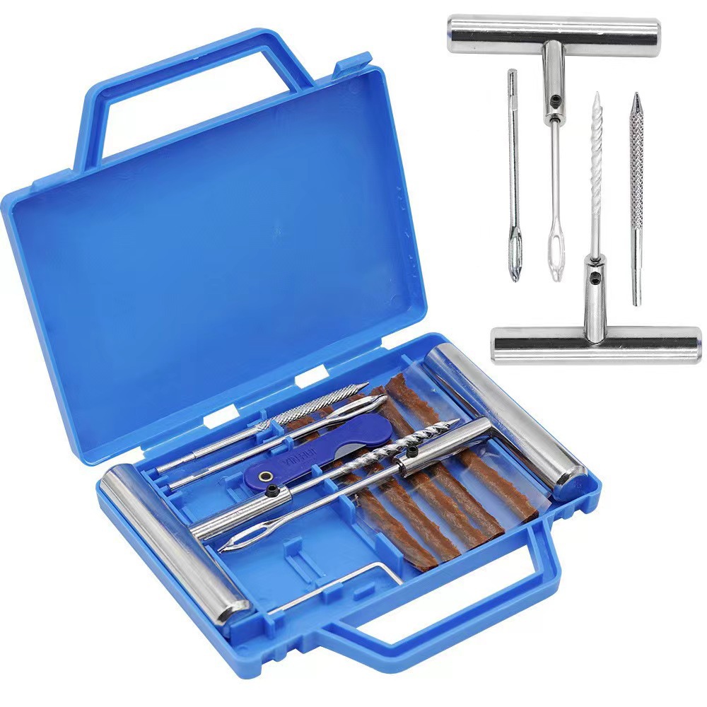 Amazon car tire repair tool suit 6-piece set of 12-piece tire repair tool tire repair needle car emergency fast