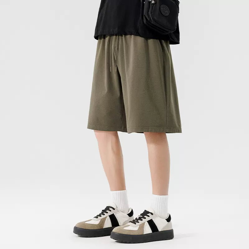 简恒短裤男款夏季薄款男士速干五分裤宽松新款冰丝裤外穿休闲运动