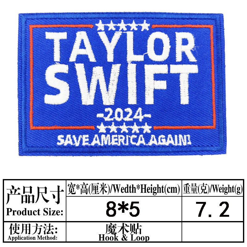 Bordado Velcro dibujos animados animal frito bolsa de medicina con cuchillo humor moral táctico parche de tela insignia bolsa tapa Decoración