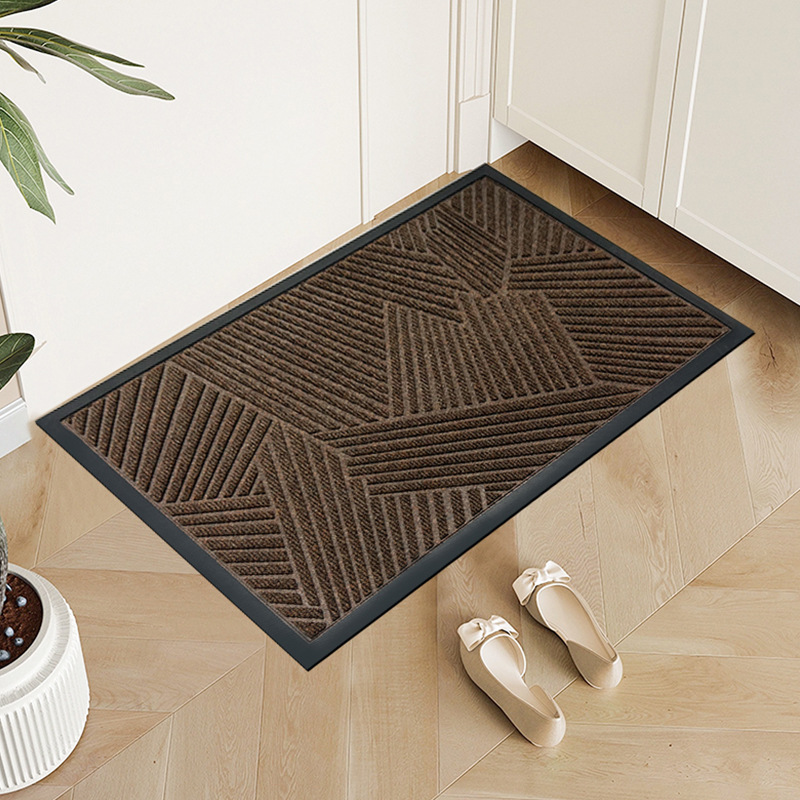 Comercial Gao Van estampado alfombra personalizada alfombra de cifrado impermeable antideslizante alfombra de polvo logotipo libre diseño