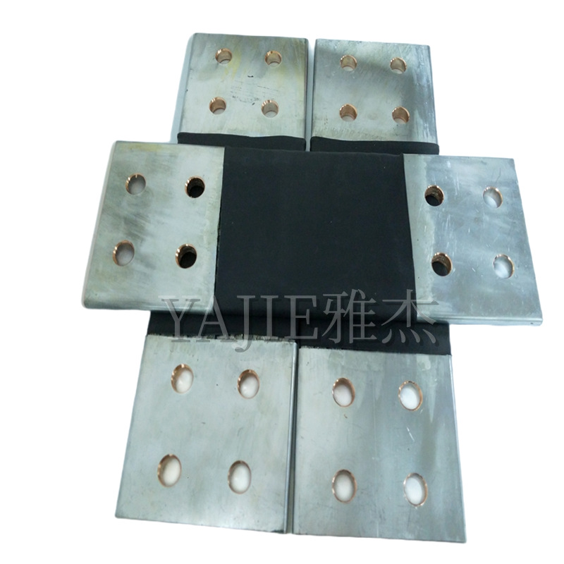 广东雅杰全铜软连接 软铜母线 大电流异形铜编织带软连接（定做