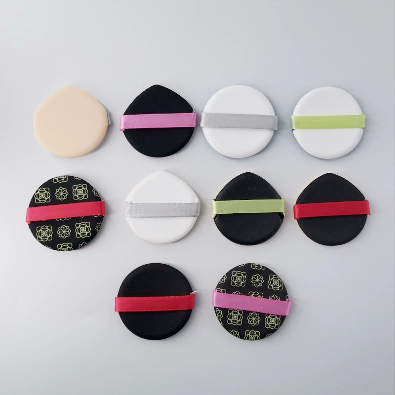 Air cushion makeup puff (TPU) — dual-use dry/wet, hydrophilic, non-latex, 55 mm