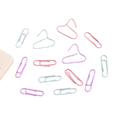 Cross-border supply of macaron color paper clips 28MM 33MM 50MM color paper clips U-shaped clips