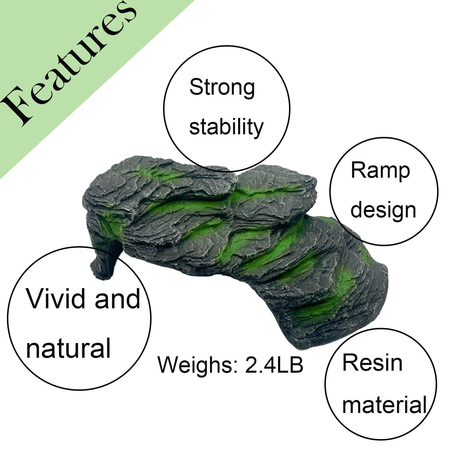 Terraza de secado de tortugas, plataforma de escalada, mascota de escalada, tanque de tortuga, paisaje, plataforma de piedra de espalda, alto nivel de agua, refugio, descanso en la casa de la cueva, gran escalada verde
