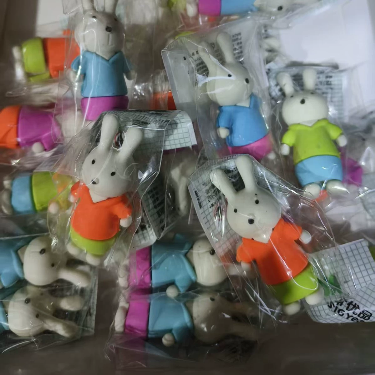 Cartoon teaching eraser with animals, cute children's stationery for students, Birthday gift