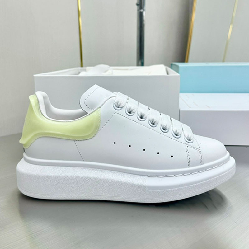 Weiße Herren Sneaker Aus Echtleder Mit Plateau Und Sohle_voghion.com