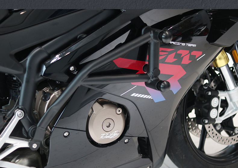 Suitable for Zhang Xue Motorcycle 500Rr Motorcycle Bumper Anti-Fall Anti-Collision Spring Competition Guard Bar Modification Parts