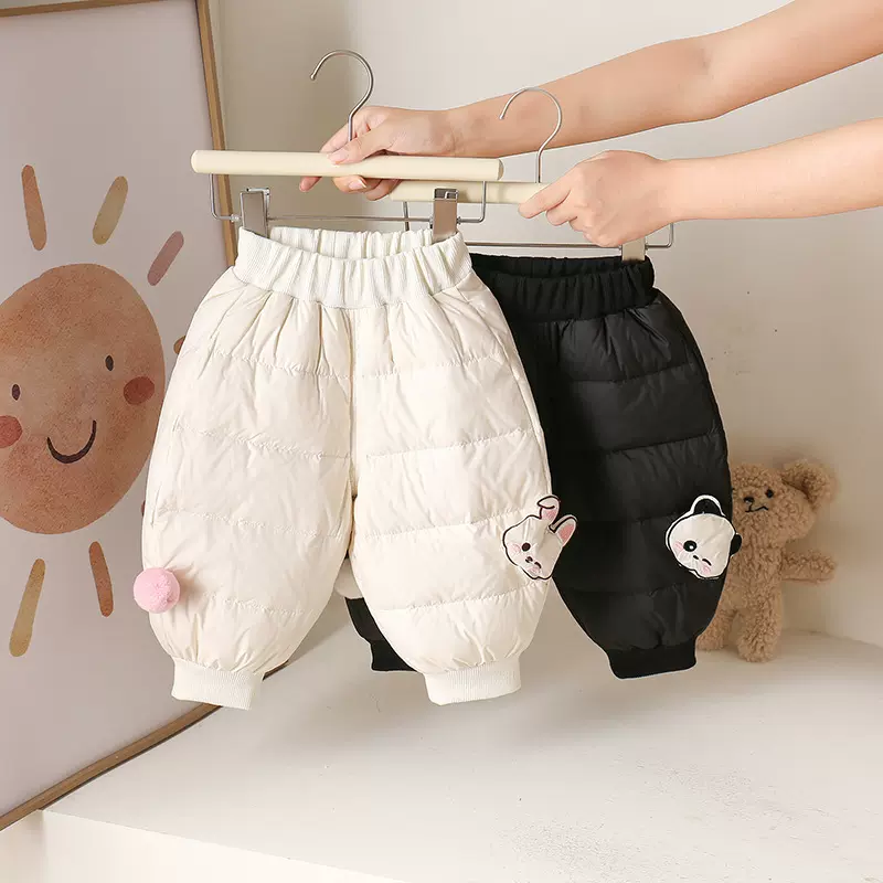 （三防）婴童羽绒裤儿童羽绒服男女宝宝加厚裤子冬季新款童装冬装