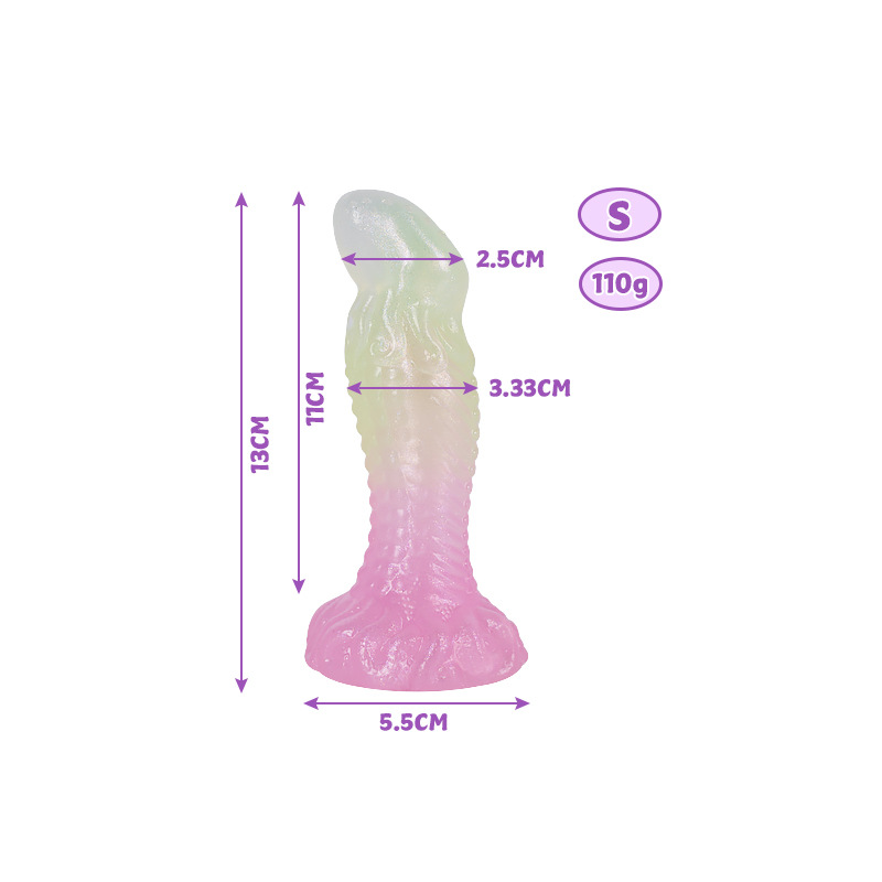 Plug anal femenino masturbador de patio trasero, silicona cristalina alta permeabilidad, nocturidad, plug anal sexual, artículos sexuales para adultos, plug anal anormal image 6