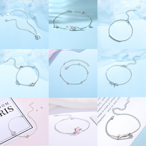 Korean style small fresh bracelet wholesale simple light luxury versatile student bestie gift pearl bracelet girls jewelry
