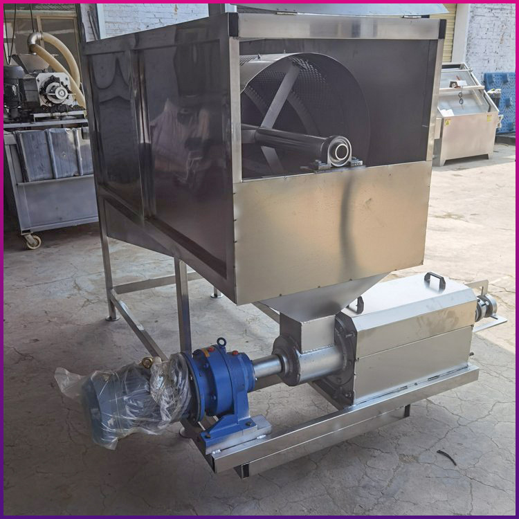 琪源滚筒式微滤分离机养殖粪便固液干湿分离机污水处理脱水设备