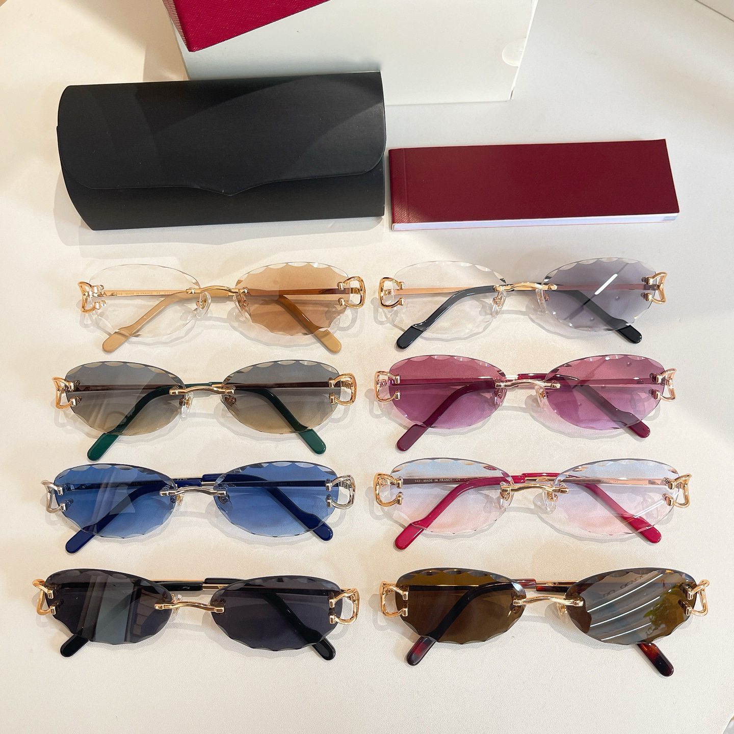 Kajia Men's and Women's Square Frame Wooden Legs European and American Style Ins Star's Same Style Fashionable Stylish Trendy Sunglasses