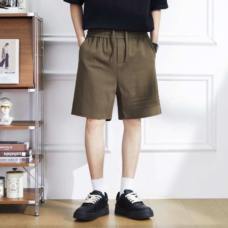 340g Heavyweight Three-Stripe Design Sports Casual Shorts Men's Pants Summer Loose Five-Point American-Style Sweatpants 340g Heavyweight Three-Stripe Design Sports Casual Shorts Men's Pants Summer Loose Five-Point American-Style Sweatpants