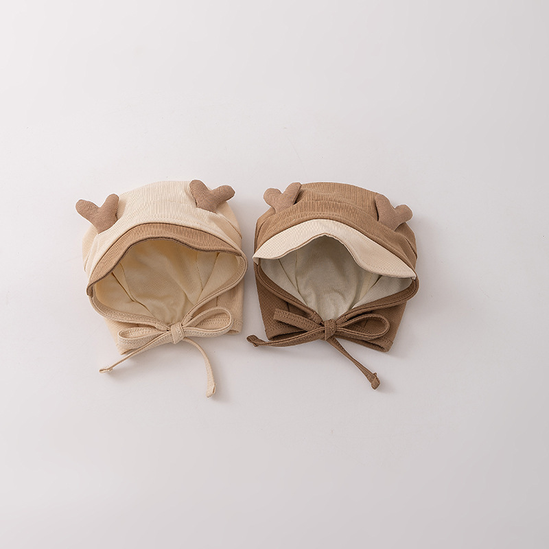 Sombreros para bebés primavera y otoño delgados lindos sombreros cortesanos para hombres y mujeres bebés pequeños recién nacidos sombreros