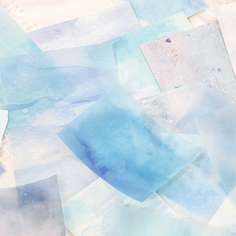 Бумажный материал Paper Trace Pastel Starlight серия, винтажный стиль, не липкая декоративная бумага для блокнота, фон для заметок и DIY