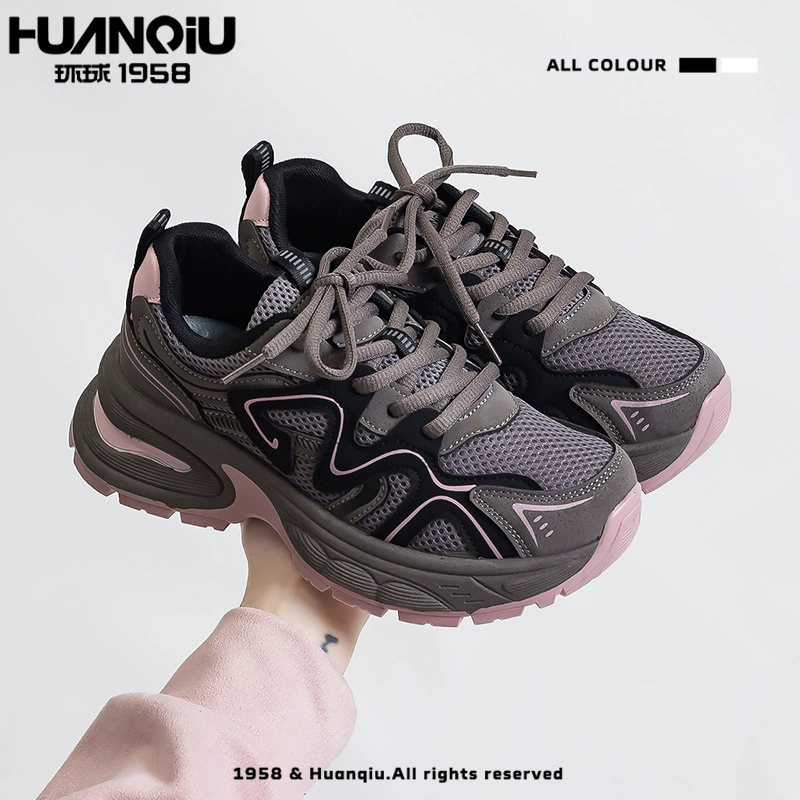 Модные женские кроссовки в стиле «папиных» кед, новинка весны 2025 года, хит продаж, универсальные повседневные спортивные туфли для прогулок.