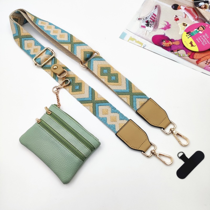 101g Weight Bag Strap Bag Accessories Type 1 Piece, 1 Set Quantity Casual, Daily Occasion Polyester Material Geometric, Leopard Pattern Simple Style, Classic Style Style 1 Piece 1 Set Polyester Geometric Leopard Bag Strap 25