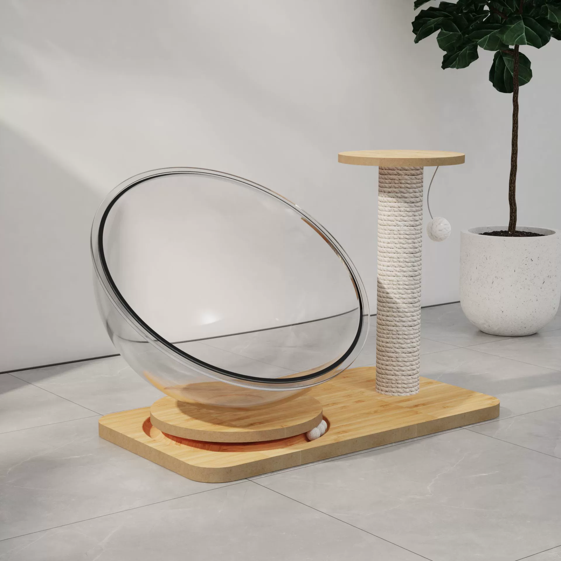 Кошачий поворотный стол Космическая капсула Кошачье гнездо сизаль столб кошачий царапает кошачье лето прохладное кошачье гнездо четыре сезона универсальная космическая капсула