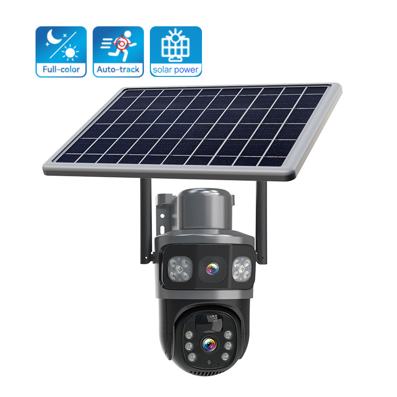 Monitoreo transfronterizo 360 conectable teléfono móvil solar HD sin energía sin red cámara de monitoreo de bola gran angular
